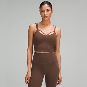NWOT Lululemon align strapping ribbed tank Java size 6